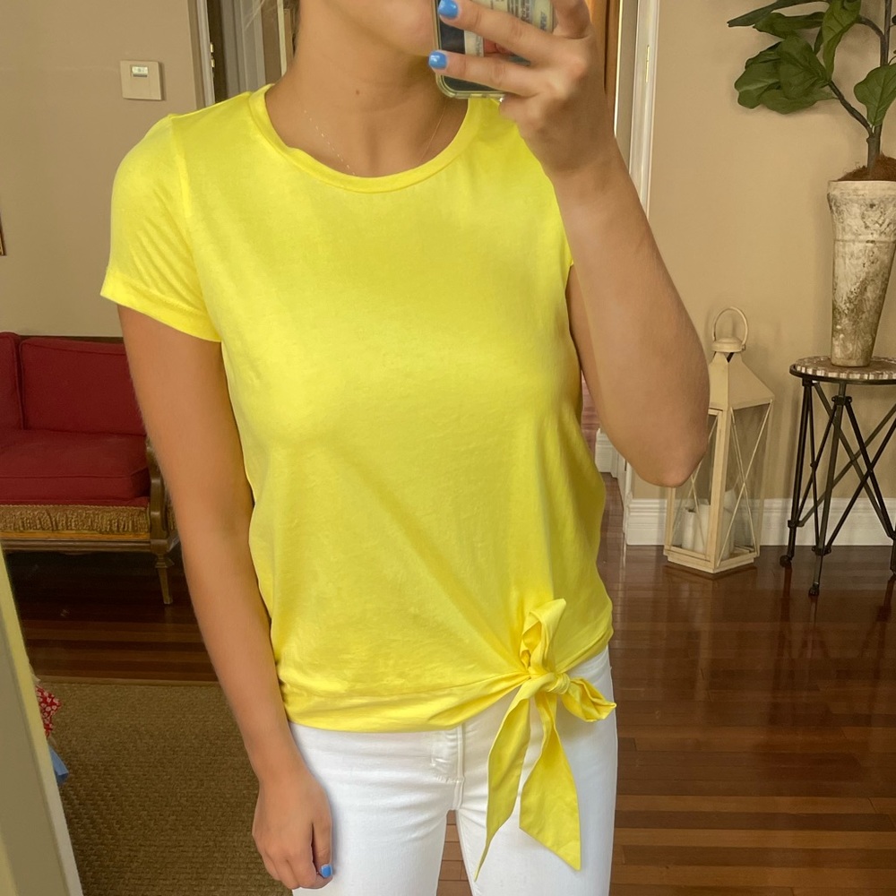 JCrew Bow TShirt
